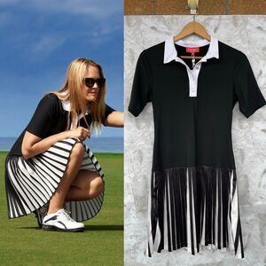 GOLFABELLA SIGNATURE POLO PLISSE DRESS SIZE XS